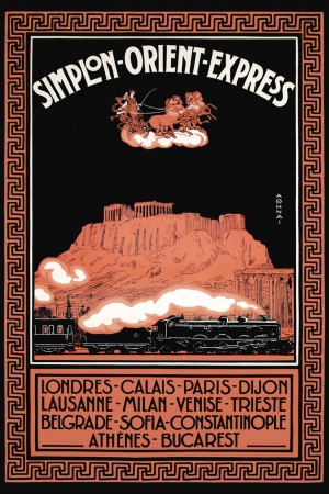 Simplon Orient Express poster, 1926